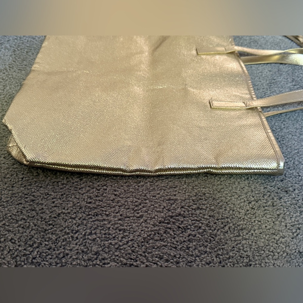 Michael Kors Gold Metallic Tote Bag with Tassels! - Picture 9 of 15